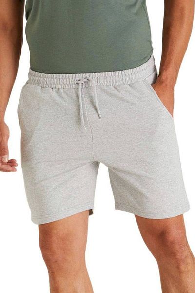 FF Unısex Men's Gray Combed Regular Shorts