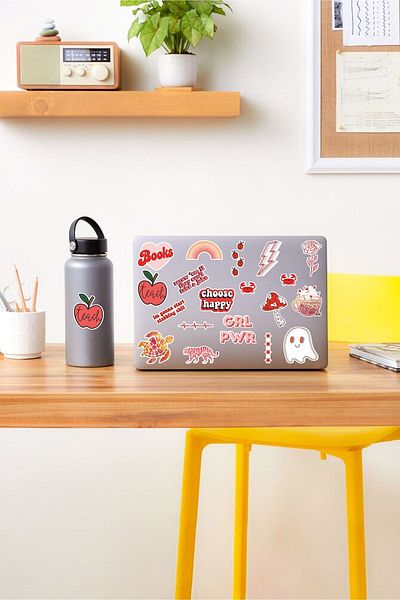 AR Sticker Set de autocolante pentru laptop, notebook, tabletă 2