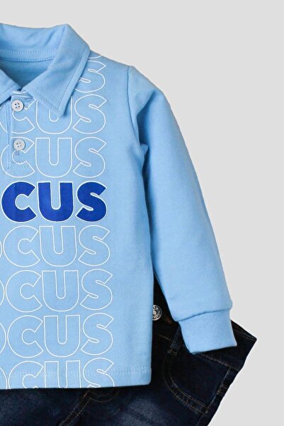 Kidex’s Baby Baby Polo with Jeans Cotton Holiday Birthday Wedding Engagement Mevlüt