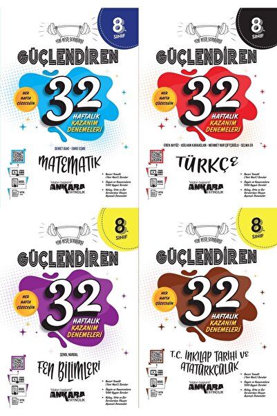 Ankara Yayıncılık Lgs Ankara Yayıncılık 32 Haftalık Matematik Türkçe Fen Inki...