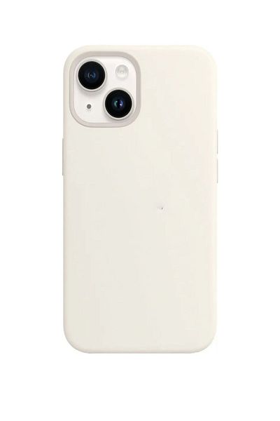 KVK PRİVACY For Apple iPhone 15 Case Velvet Launch Soft Soft Liquid Silicone Camera Protection Cover White