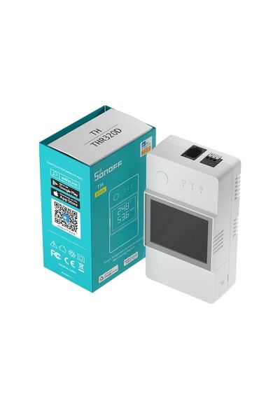 Sonoff TH R3 Elite 20AH Dijital Ekranlı Akıllı Sıcaklık ve Nem Takip Rölesi 5 Adet