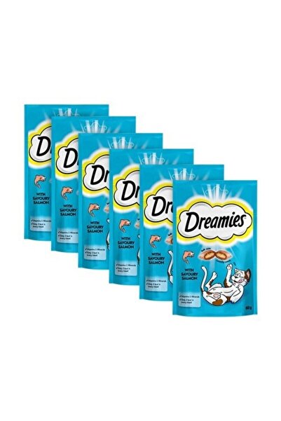 Dreamies Neo Pet Market Somonlu Pouch Kedi Ödülü 60 Gr X 6 Adet