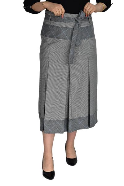 BAGLAN Women's Winter Knee-Length Skirt - DEKO-2065