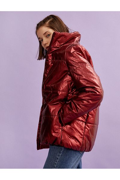 Koton Pufferjacke mit hohem Kragen