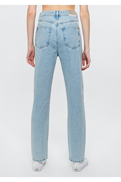 Mavi Women's Happy Distressed Blue Ripped Jean Trousers 101453 -84409