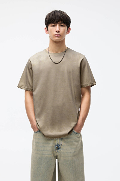 Pull & Bear 3’lü basic regular fit t-shirt paketi