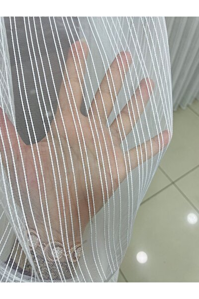 yağmur zebra PERDELA DE TUL MODERNĂ CU DREPTE 1/2 PLOIDĂ, FUSTĂ DE GRAMAJ ÎNALT CU LED (PLOID UȘOR)