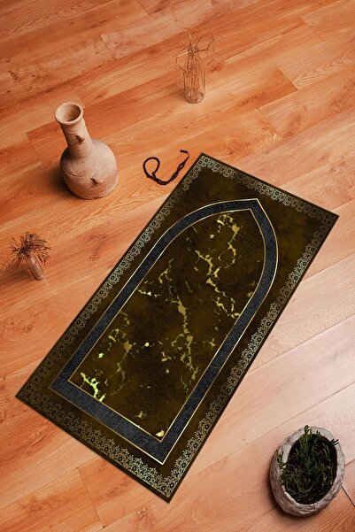 Napoli Home Covoraș de rugăciune digital cu imprimeu anti-alunecare, lavabil ...