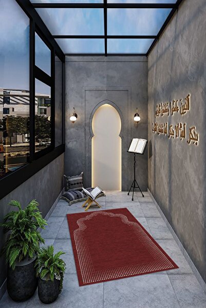 Napoli Home Covoraș de rugăciune digital cu imprimeu anti-alunecare, lavabil ...