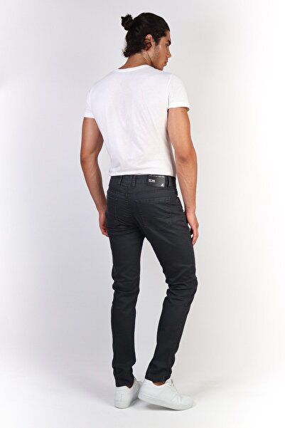 HLT JEANS Ανδρικό Anthracite Slim Fit Slim Fit Flexible Lycra Denim Jeans Jeans Παντελόνι Hlthe001967