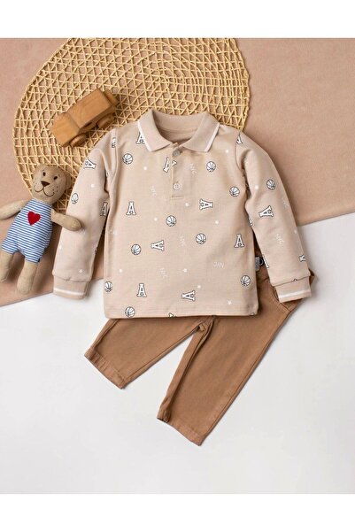 Kidex’s Baby Baby Boy Cotton Polo Suit Pants Top Double Suit Wedding Birthday...