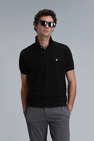 Lufian Erkek Polo Yaka T-shirt Saks 111040164 Laon