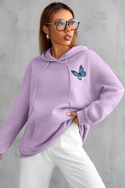 trendypassion Φούτερ με στάμπα Unisex Butterfly Back