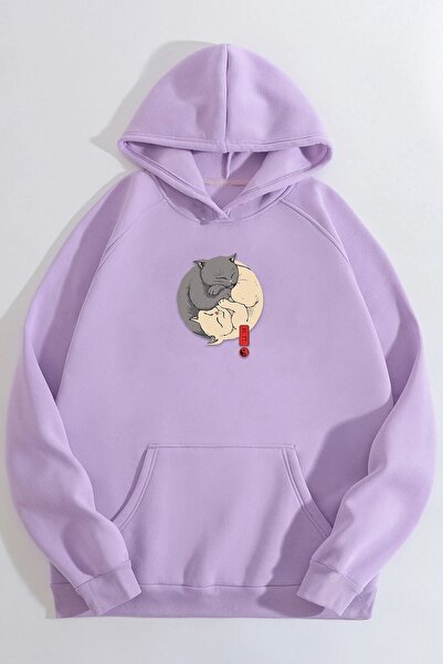 trendypassion Hanorac unisex cu imprimeu Mause Back