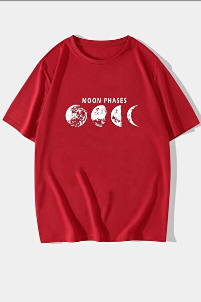 trendypassion Μπλουζάκι Unisex Moon Phases Printed