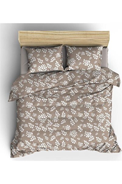 StellaFlavo طقم غطاء لحاف قطني مع ملاءات مزدوجة مرنة