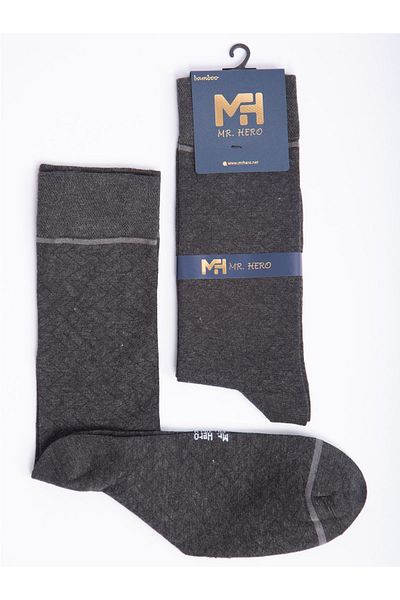 MRHERO Комплект от 6 мъжки парфюмирани дълги чорапи от бамбук - 1065-mh