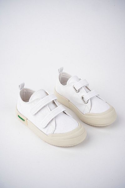McDark Children's White Linen Lighted Orthopedic Sports Shoes