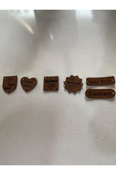 MUTLUDÜNYAM handmade deri etiket 60 adet