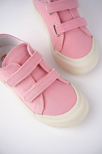 McDark Children's Pink Linen Lighted Orthopedic Sports Shoes