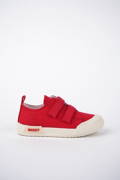 McDark Children's Red Linen Lighted Orthopedic Sports Shoes