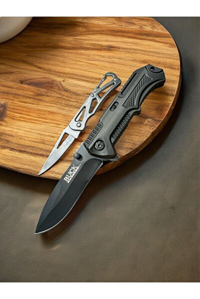 VAS.QUE Buck Siyah Çakı & Anahtarlık Çakı