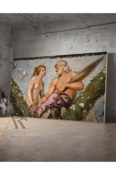 AR AJANS KANVAS TABLO Pictură decorativă pe pânză cuplu grecesc