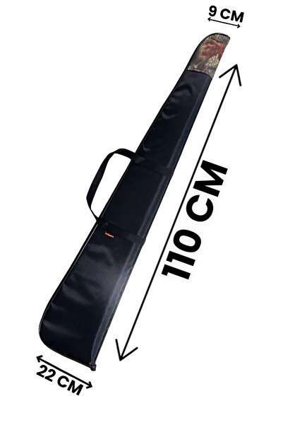 UYĞURCA Siyah Askı Kayışlı Tüfek Kılıfı - A Kalite