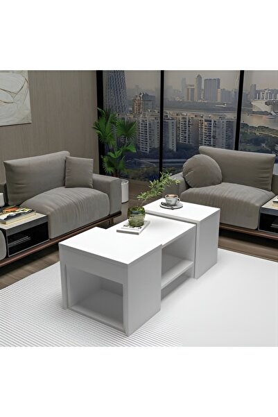 GKE HOME 3 Lü Takım Zigonlu  Orta Sehpa