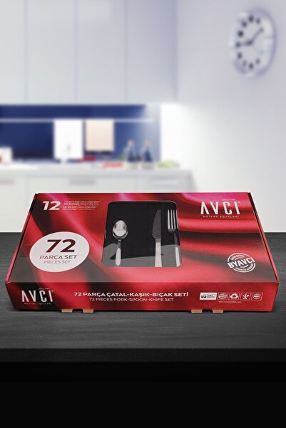 Avcı Istanbul 72 Piece Cutlery Set