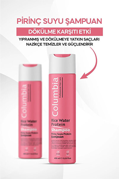 Columbia Dökülme Karşıtı Pirinç Suyu Protein Şampuan 400 ml