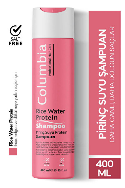 Columbia Dökülme Karşıtı Pirinç Suyu Protein Şampuan 400 ml