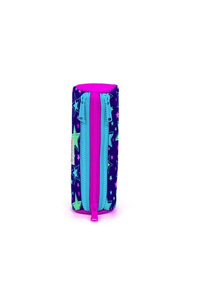 Coral High Τσάντα μολυβιού τριών θέσεων με μοτίβο Kids Saks Pink Star 22311
