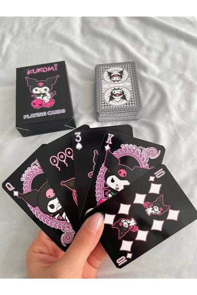 Generic Brand Anime Kuromi Playing Poker Card-my favorite50ton