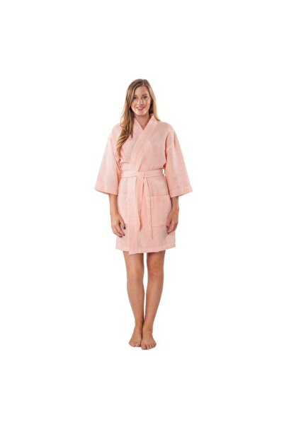 Marilyn Home Pamuklu Unisex Bornoz Pembe