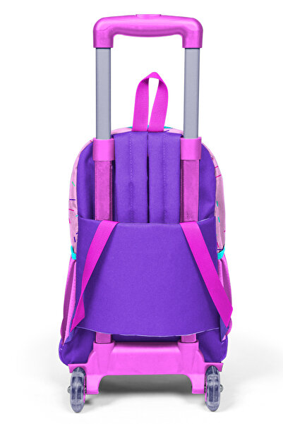 Yaygan Çanta Coral Hıgh Orıgınal Işıklı Tekerlekli Çekçekli Okul Çantası