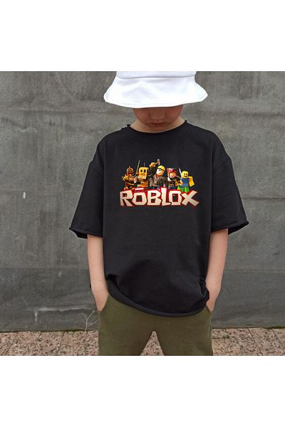 Touz Moda Dětské tričko Roblox s potiskem – uvolněný střih