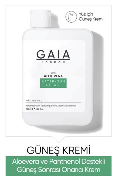 Gaia London Güneş Sonrası Aloe Veralı, Kızarıklığa, Soyulmaya, Pul Pul Dökülm...