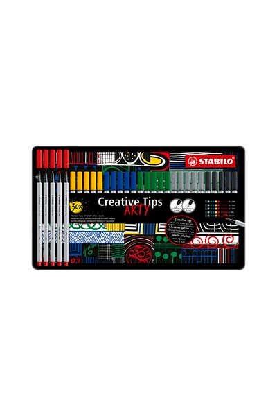 Stabilo Set of 30 Creative Arty Creative Pens - Primary Colors