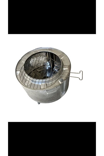 EM HOME STYLE Bahce somine mangal gri renk