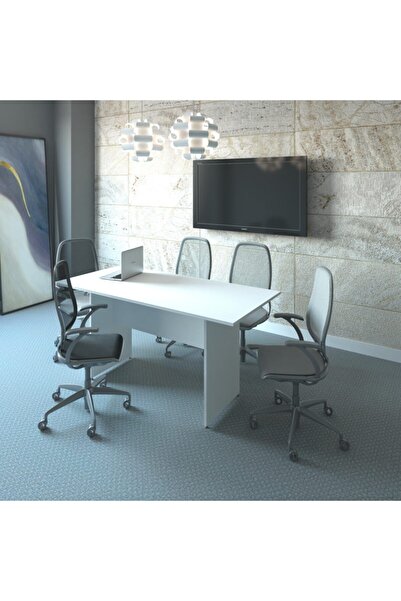 VENA Toplantı Masası 160x73x75 (18MM) Beyaz