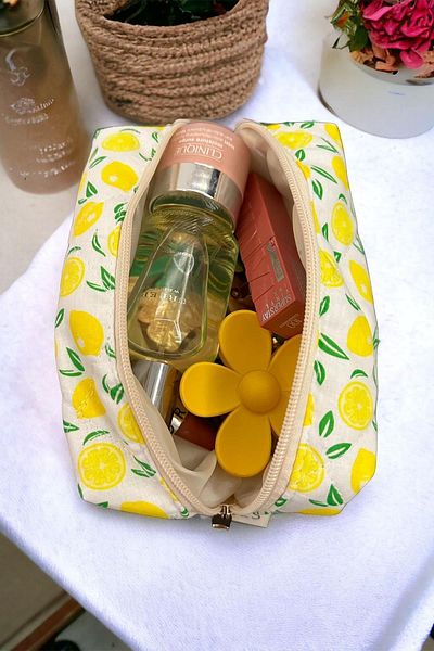 BAHELS Modern Design Lemon Patterned Makeup Bag -826334