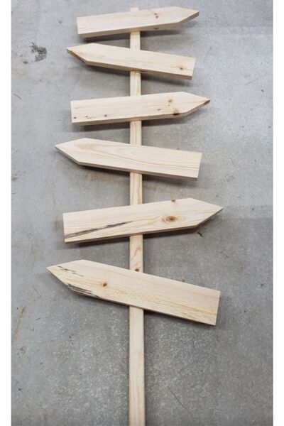 Özçelik Lambiri Deın Ahşap Yön Levhası