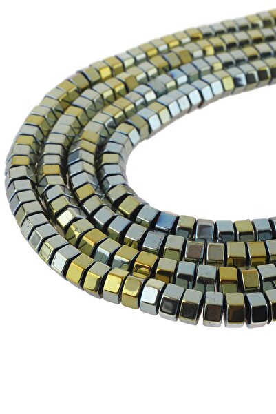 Dünya Doğal Taş 5X5 MM Hexagon Hematit Stone Array - DZ3588