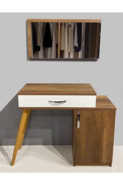 Bicabin London Novella Dolaplı Çekmeceli Aynalı Makyaj Masası/dresuar Barok B...