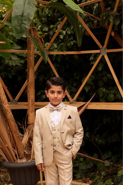 RİNDO KİDS Jr Kids Shirt and Vest Suit Set