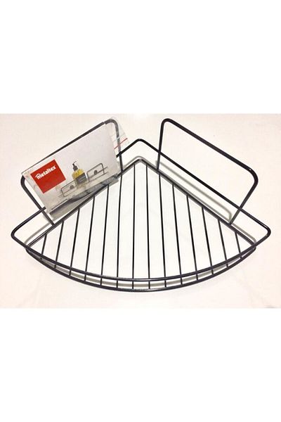 Metaltex Γωνιακό Ράφι Μονό Μπάνιο - 23X23X11