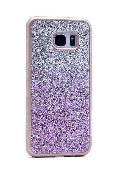 zore Galaxy S8 Kılıf Renkli 1. Sınıf A Kalite Simli Kırçıllı Silikon Kapak