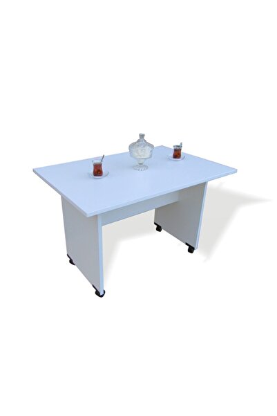 VENA Tekerlekli Sehpa (90X60X60) Beyaz